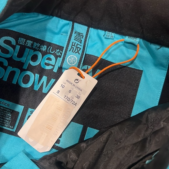 Turquoise Women’s super dry snow ski or snowboard pants size 6 NWT - Picture 2 of 4